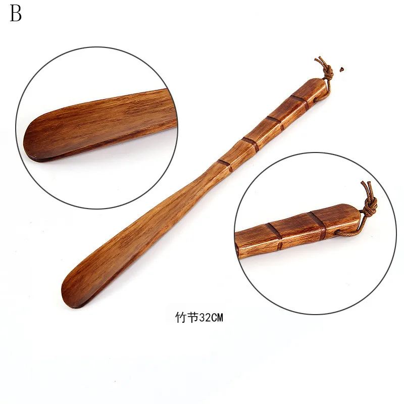 

Professional Wooden Shoe Horn Flexible Long Handle Shoehorn Useful Shoe Lifter Professional Shoe Spoon Home Tools