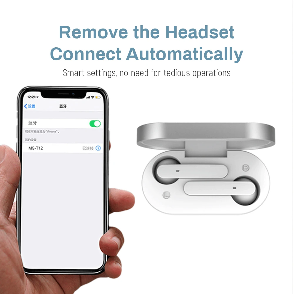 Bluetooth наушники 5 0 Беспроводные спортивные вкладыши стереонаушники со встроенным