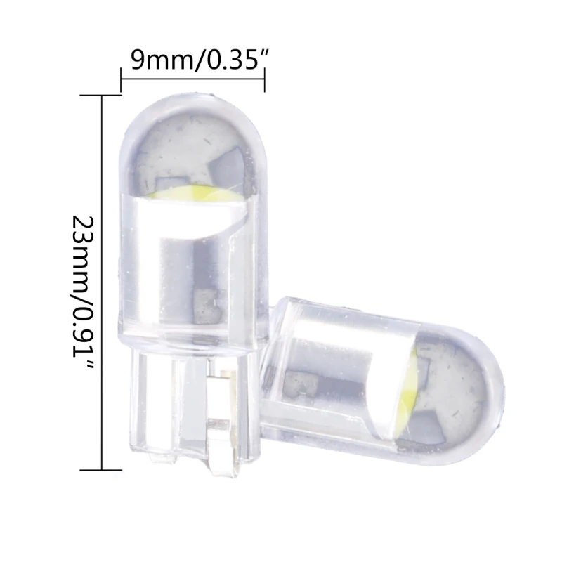 

10Pcs Car LED T10 W5W Reading Lamp Marker Light Wedge Lights License Plate Bulbs