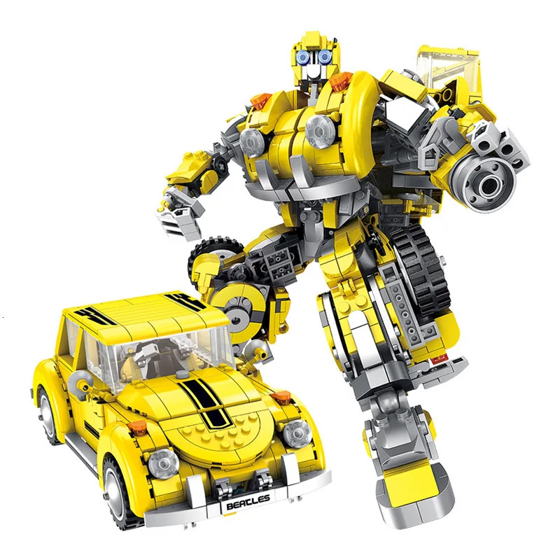 Совместимые игрушки-трансформеры Hornet Optimus Mecha наборы строительных блоков |
