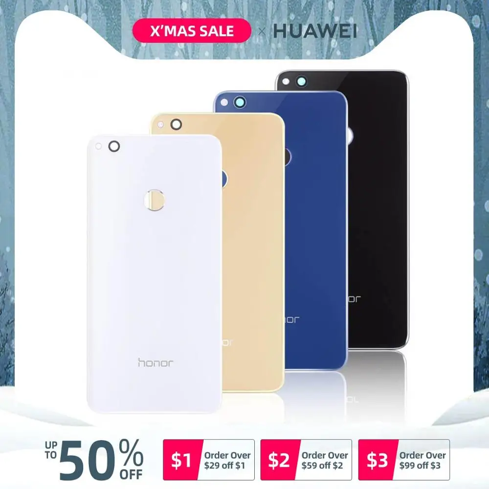 Стекло Задняя крышка для Huawei Honor 8 Lite на батарею PRA-LA1 PRA-LX1 PRA-LX3 WAS-LX1A