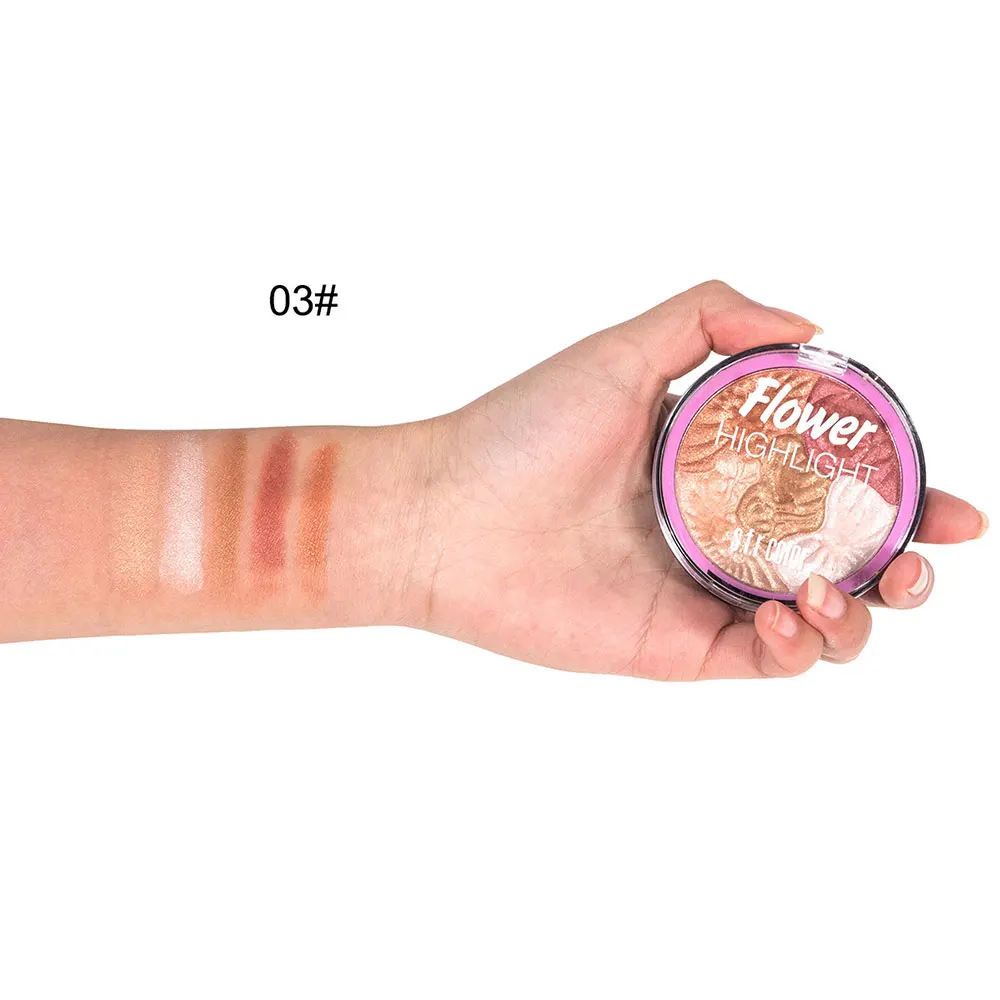 Хайлайтер для макияжа палитра блестящих теней профессиональный пигмент лица и