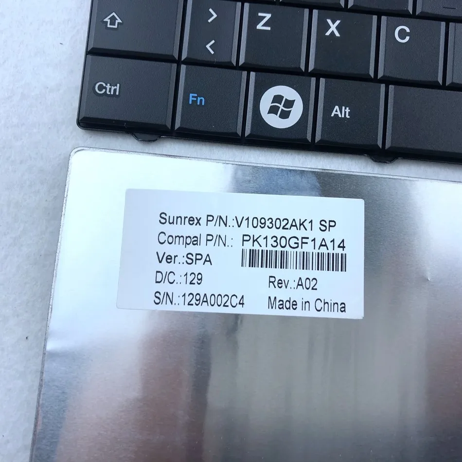 Spanish Laptop Keyboard for Compal STI AS1301 PBL00 V109302AK1 SP PK130GF1A14 Layout TECLADO | Компьютеры и офис
