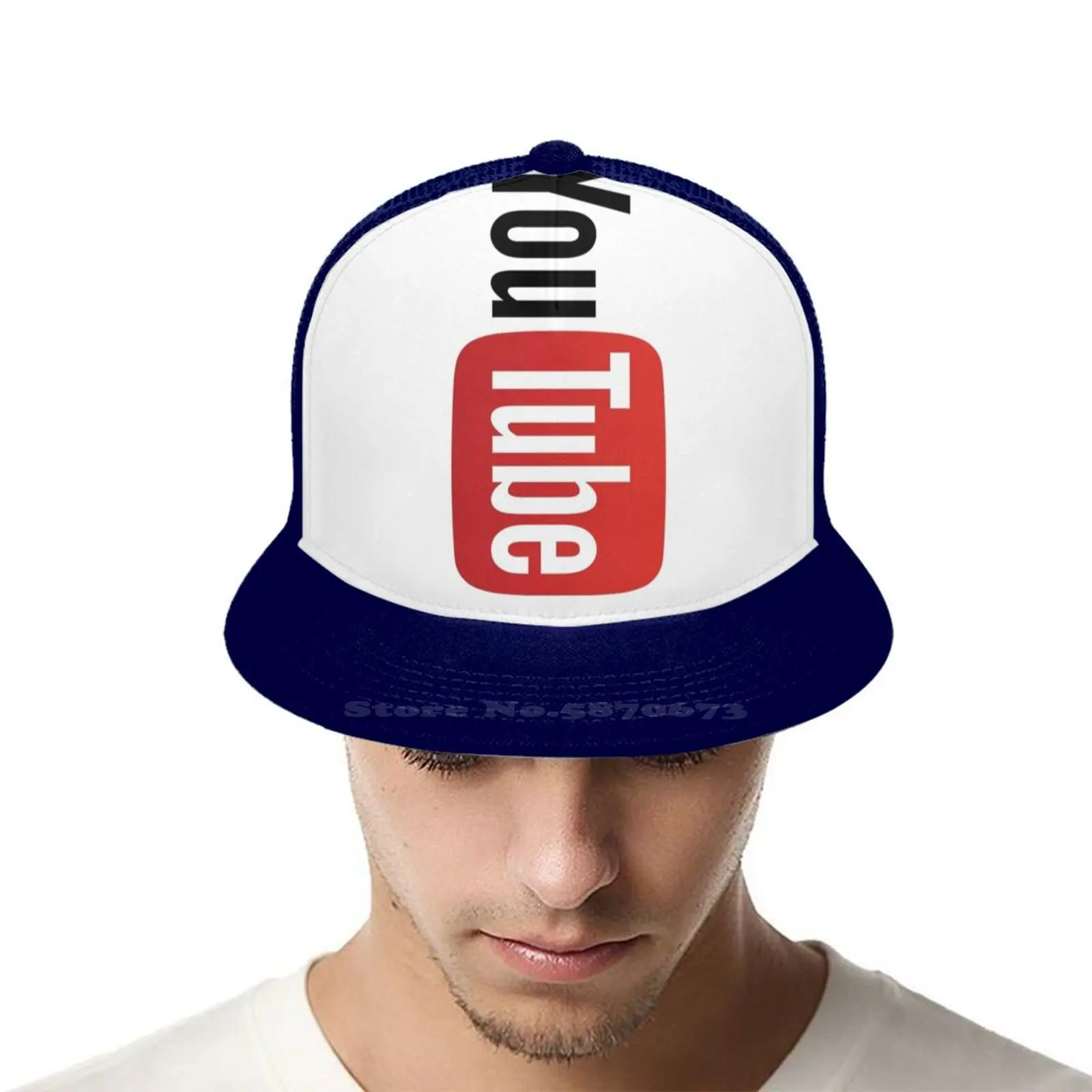 Бейсболка с логотипом на Ютубе Стильная кепка Папа мама весь экран подарок другу