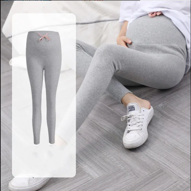 Брюки-Карандаш для беременных эластичные леггинсы талии живота | Мать и ребенок