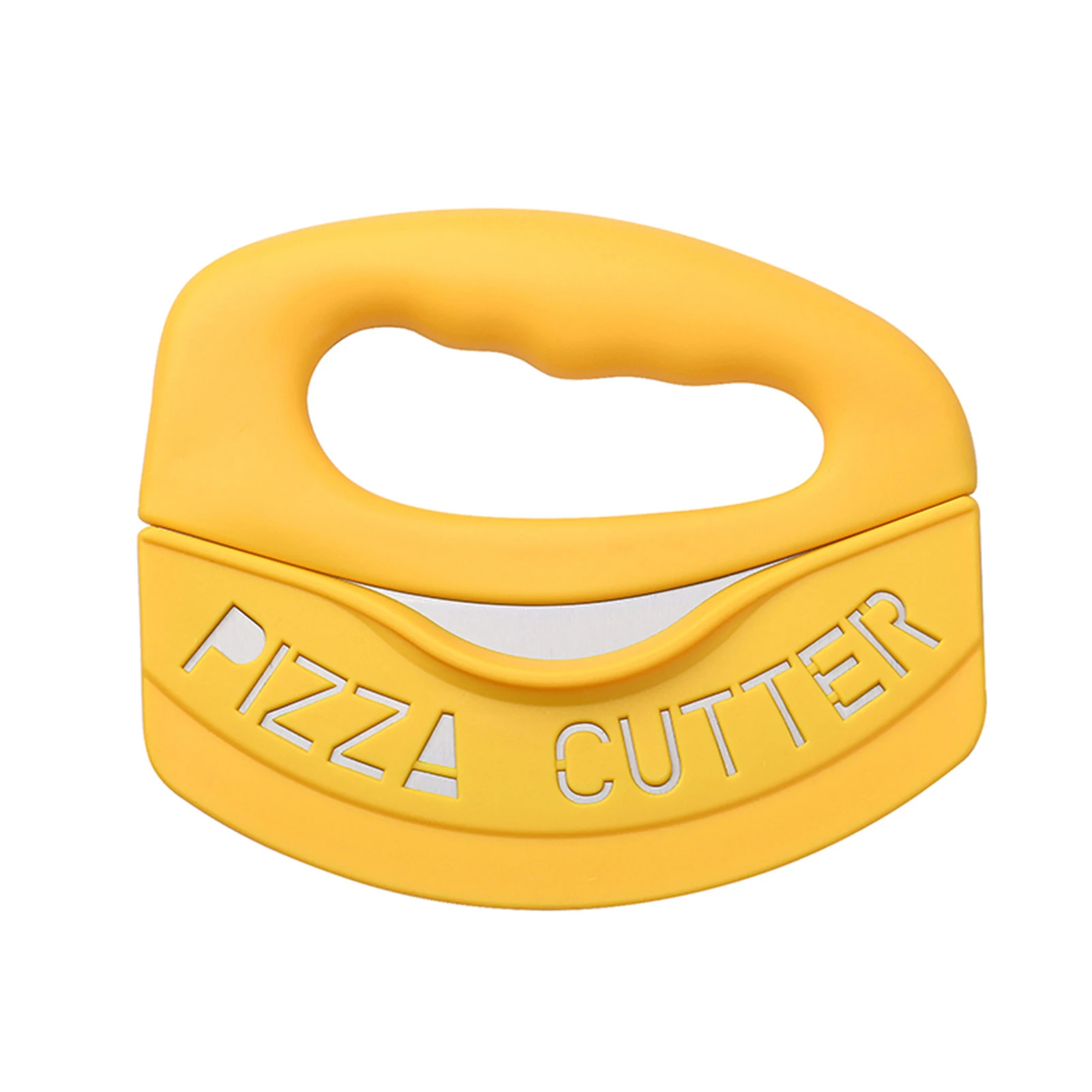 Stainless Steel Ring Cutter for Pizza Cheese Multi-function Curved Chopper with Protective Lid 1/2 Pack MUMR999 | Дом и сад