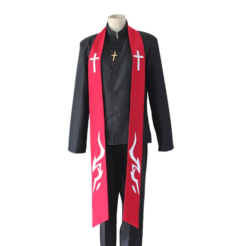 Fate Apocrypha Косплей Костюм Shirou Kotomine Master Of Assassin of Red Полный комплект мужские костюмы