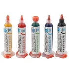 УФ-маска 10CC для припоя, чернаясиняязеленаякраснаяжелтая флюс паяльной пасты, краска BGA PCB для предотвращения коррозионной дужки