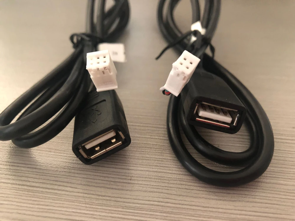 USB кабель для android автомобильного радио длинный usb 4 контактный и 6 разъем|Кабели