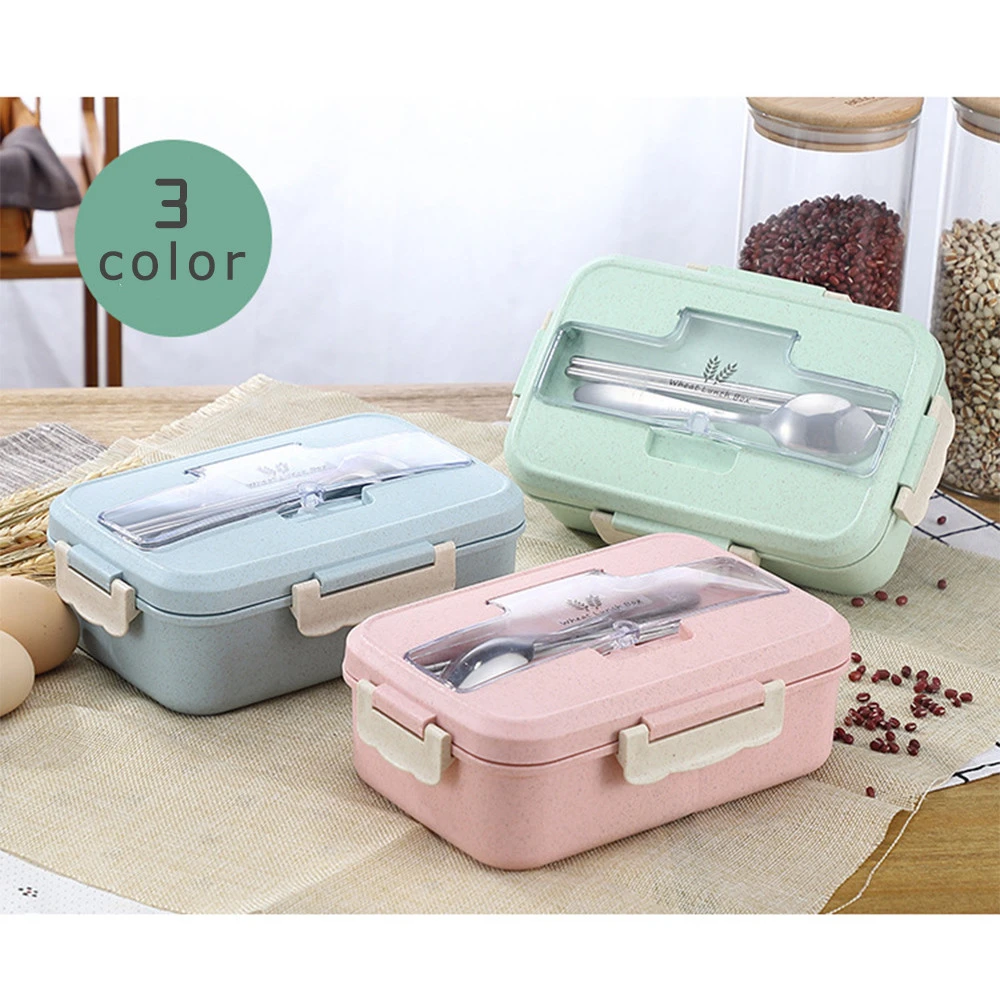 Ланч-бокс для микроволновой печи посуда из пшеничной соломы контейнер хранения