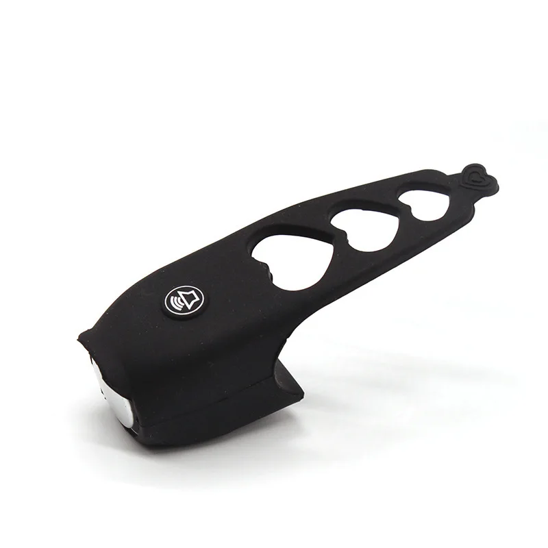 

Bicycle electronic horn mountain bike bell dead flying bicycle high decibel silicone car bell riding equipment accessories