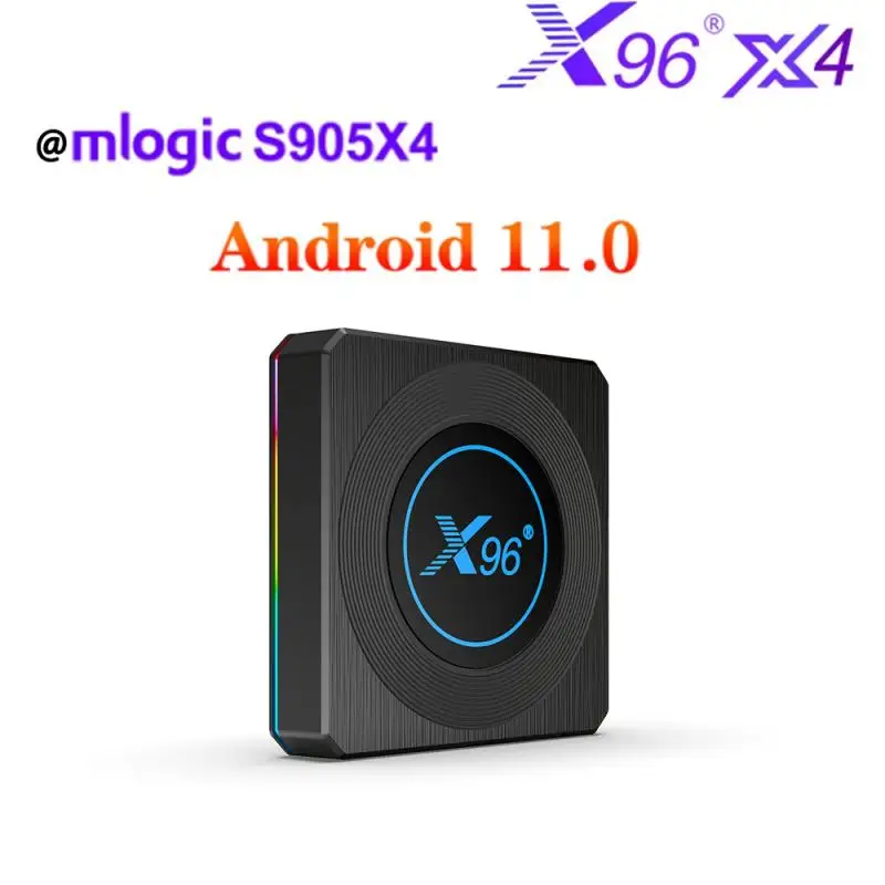 

ТВ-приставка X96 X4 8K, Android 11, S905X4, 4/32 ГБ, Wi-Fi, 2,4/5G