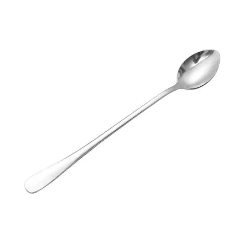 1pc Long Handle Spoon Dessert Stainless Steel Vintage Teaspoons Drink Tableware Tea Coffee Mixing Kitchen | Дом и сад