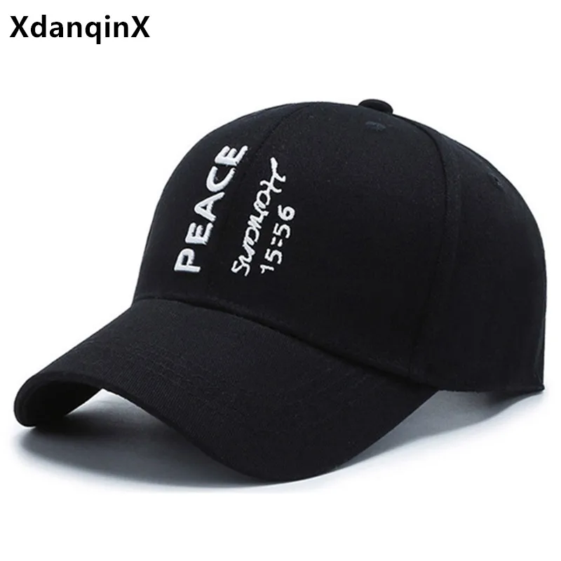 

Women's Hat Letter Embroidery Cotton Baseball Caps Men's Casual Sports Cap Snapback Cap Adjustable Size Young Couple Black Cap