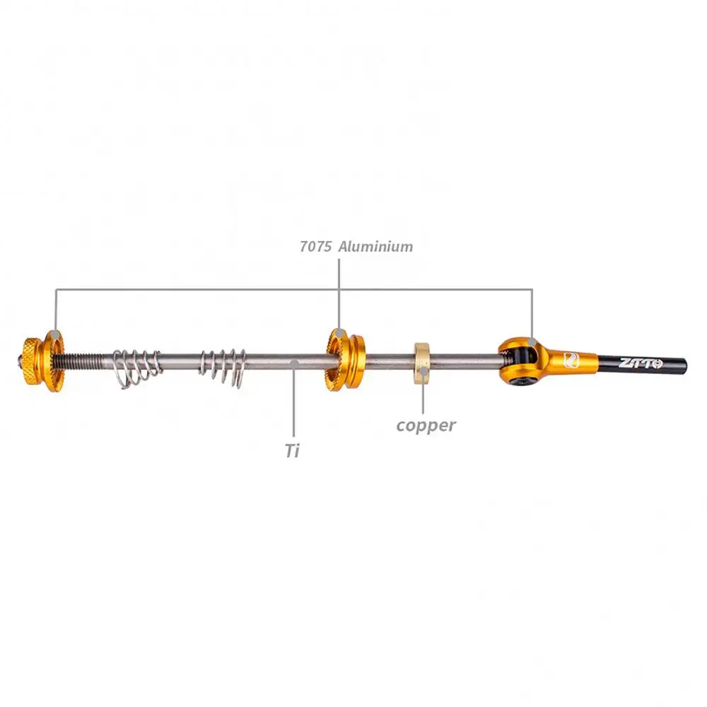 

ZTTO MTB Road Bicycle Quick Release Skewer Lever Set Bike Front Rear Wheel Hub Convenient and fast Universal fashion
