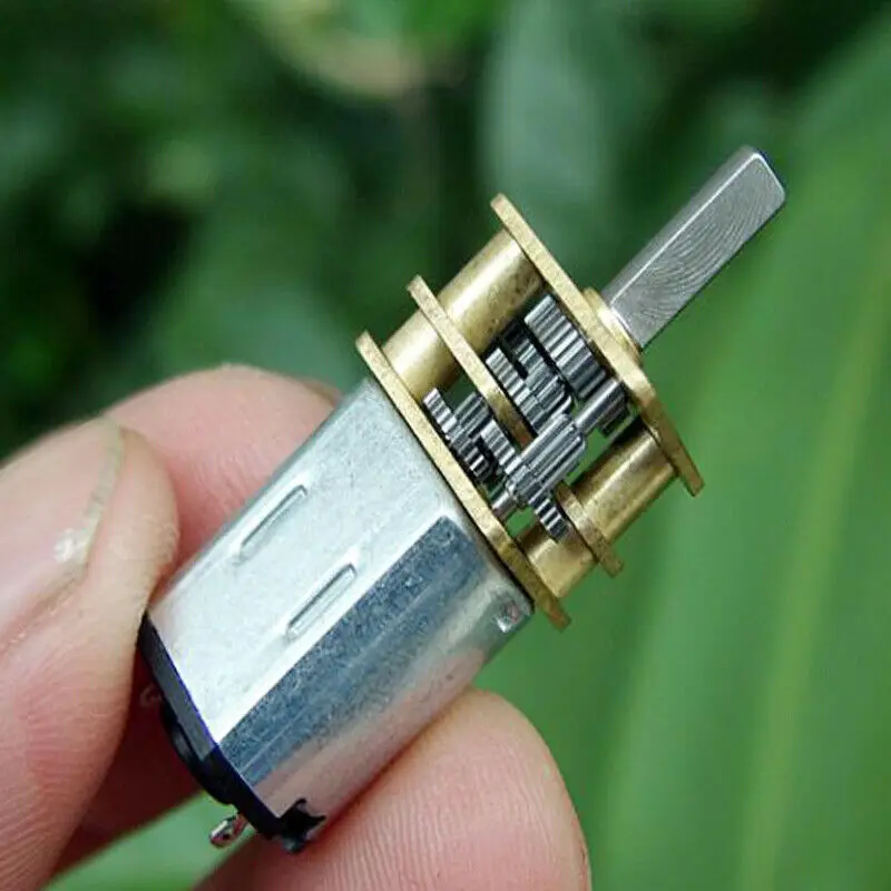 Мини электрический N20 мотор редуктор постоянного тока 5 В 6 в 58 об/мин медленной