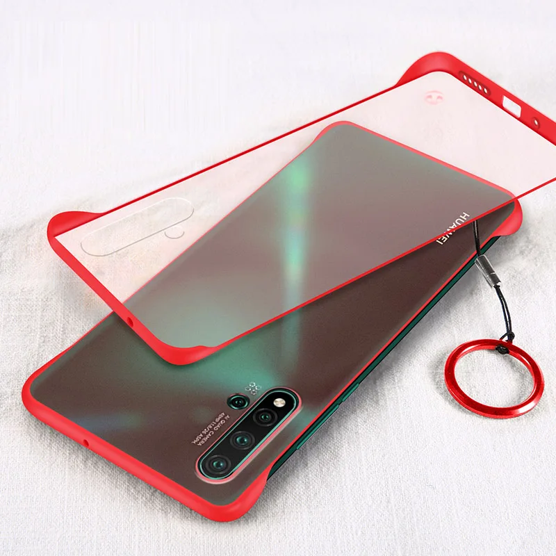 SemgCeKen бампер с кольцом Прозрачный чехол для huawei honor 20 pro 20pro lite 10i 20i view v20