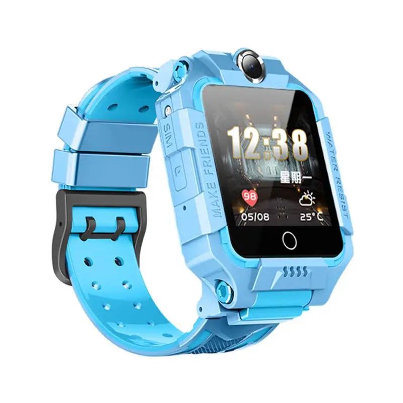 Детские умные часы для детей 4G монитор будильник поддержка SOS камера фонарик
