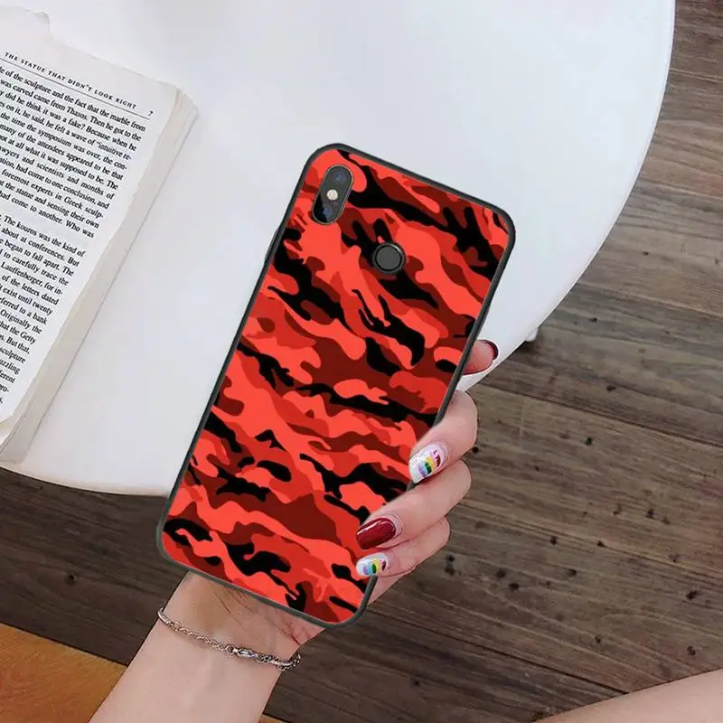 

Camouflage personality colorful Phone Cases For Xiaomi Redmi 7 9t 9se k20 mi8 max3 lite 9 note 8 9s 10 pro Shell Cover Funda