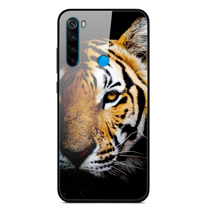 Для Xiaomi Redmi Note 8 T чехол из закаленного стекла жесткий чехол для телефона для Xiaomi Redmi Note 8 T Задняя крышка Redmi Note8T 8 T мягкий бампер