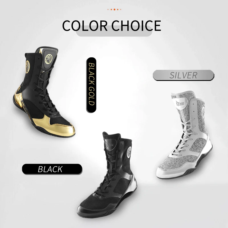 2021 New Brand Professional Fighting Wrestling Shoes for Men Breathable Anti Slip Wrestling Sneakers Man Size 39-45 Boxing Shoes