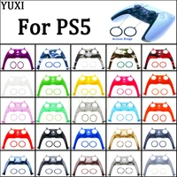 yuxi for ps5 handle decorative strip decoration cover for ps5 controller joystick decorative shell with accent rings