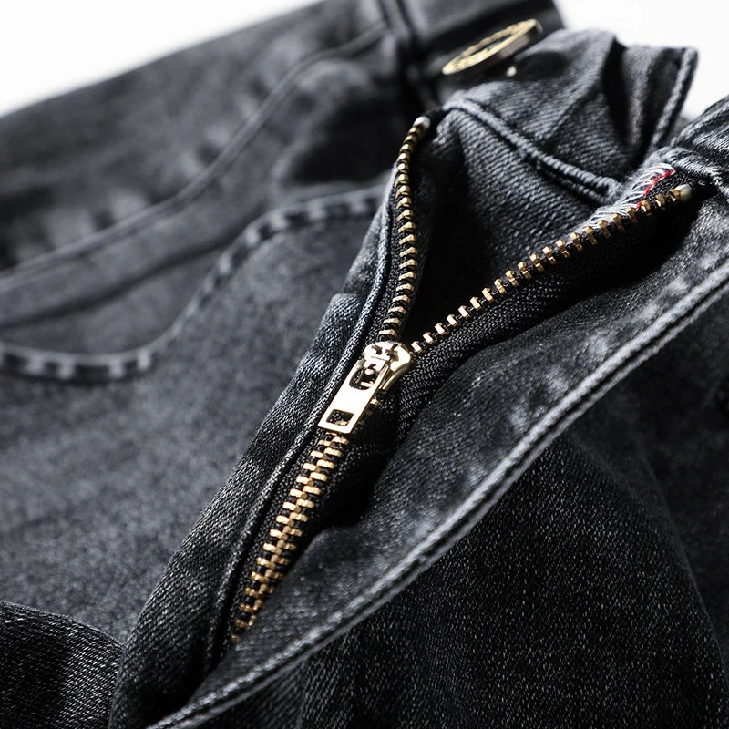 Men High Quality Large Size 2021 Summer Classic Jeans Denim Streetwear Fashion Pants For Male Casual jogging solid Long Trousers