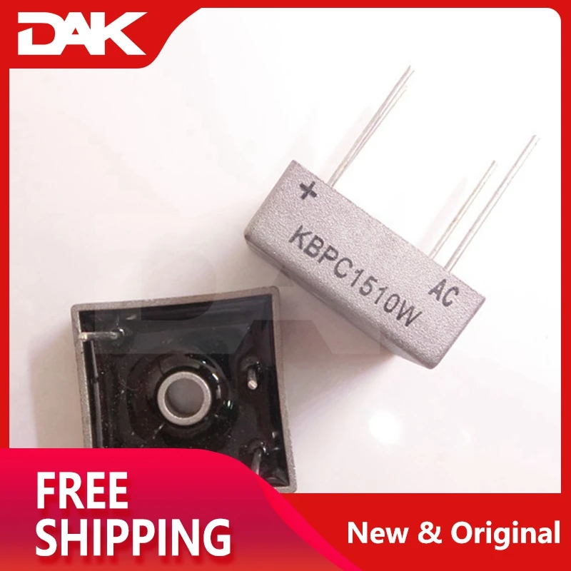 1 шт. KBPC1510W мостиковые выпрямители 15 25 35A высокий ток мост ic выпрямитель
