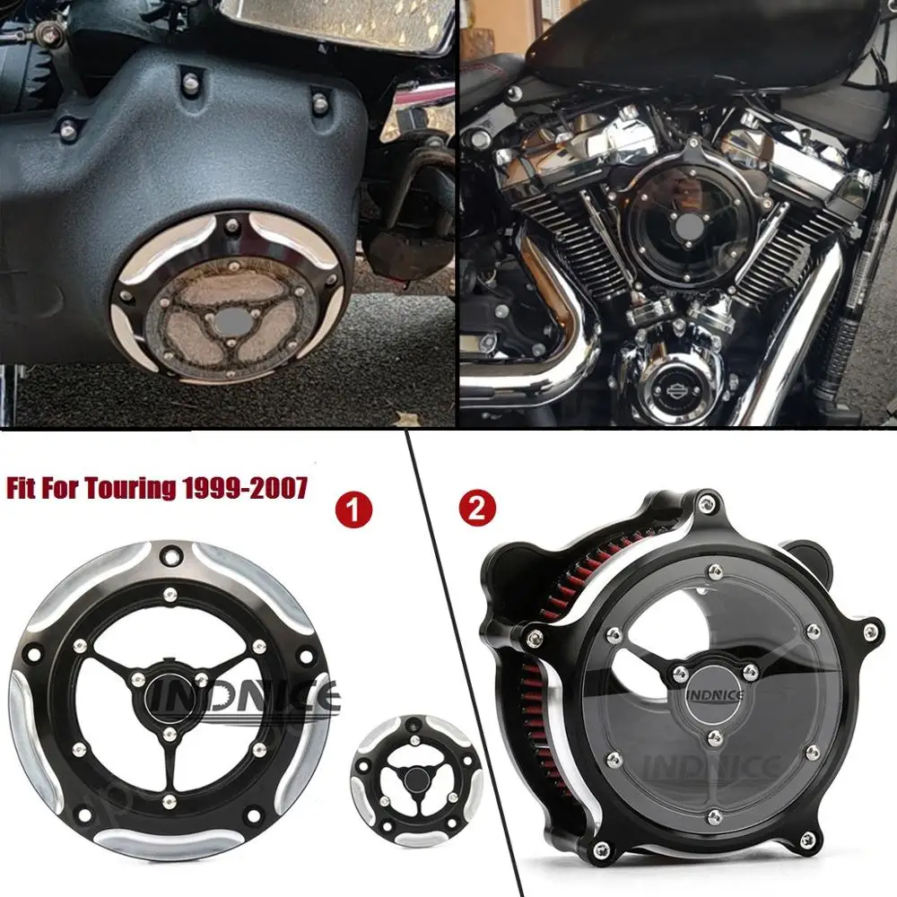 

Подходит для harley 2004-2007 Road King Custom FLHRS 2012-2015 Softail Slim FLS прозрачная воздухоочиститель красный воздухозаборник Derby poin