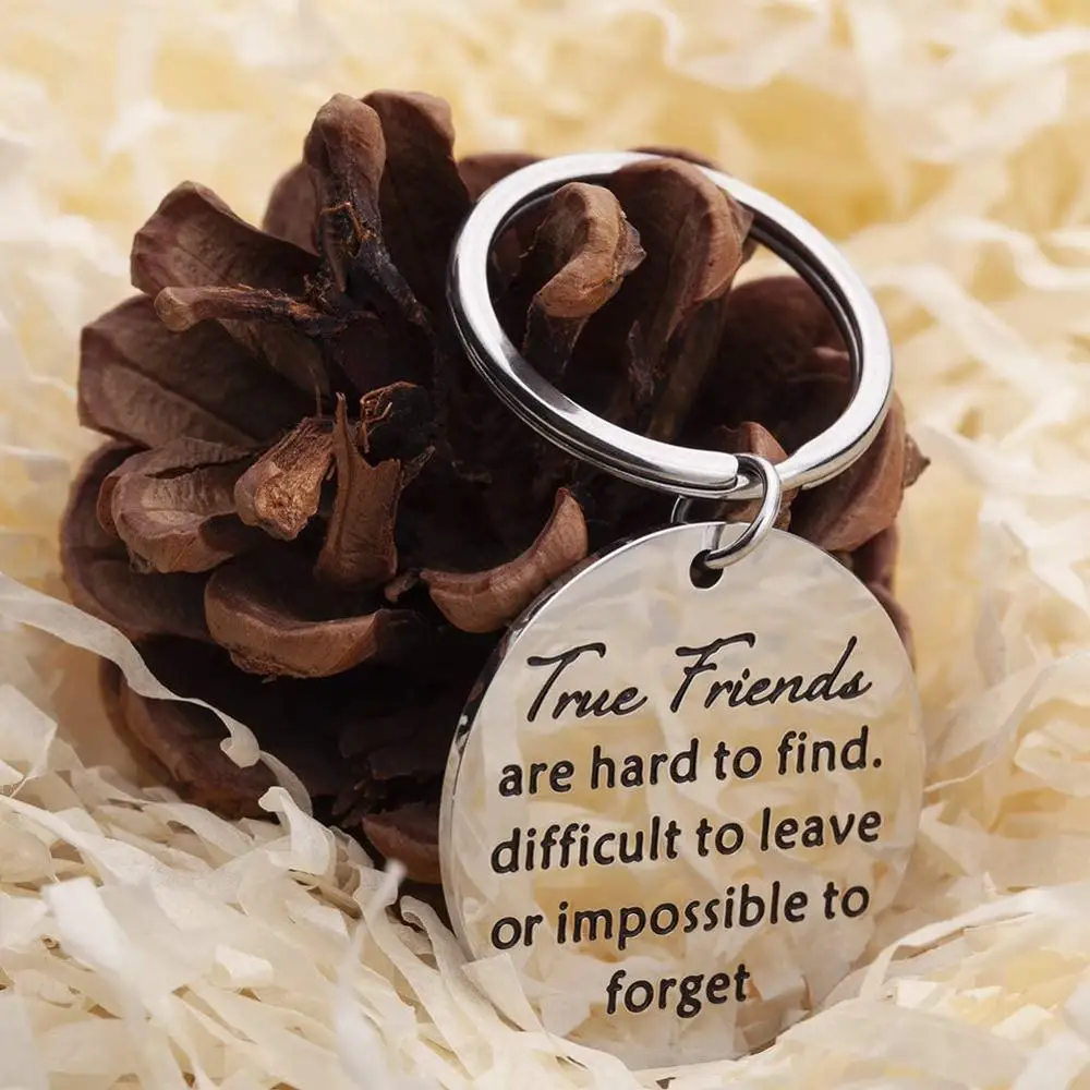 Брелок на день рождения подарки для женщин мужчин лучший друг BFF оценка сестер