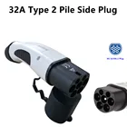 EVSE вилка 3 фазы 32A электрическое автомобильное зарядное устройство IEC 62196-2 Стандартная mennekes Тип 2 ev зарядная станция Штекерный разъем