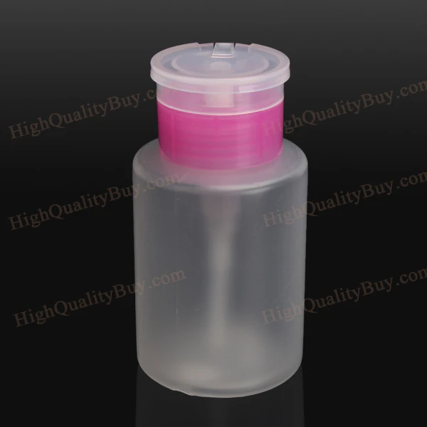 Лак для ногтей диспенсер насоса пустая бутылка розовый очистки УФ гель