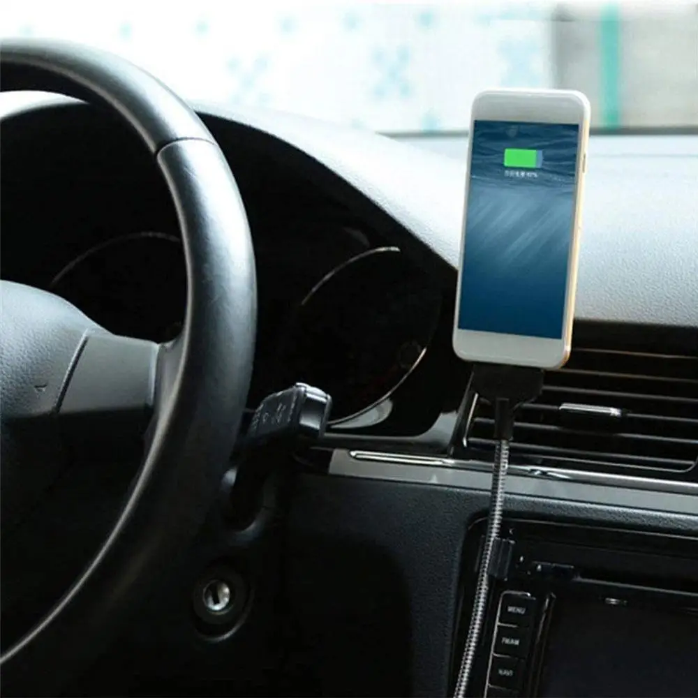 2в1 гибкий Lazy Stand UP зарядный кабель для синхронизации данных алюминиевый Type-C