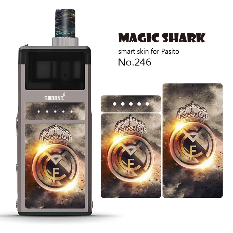 Фото Магический акульий блеск военной пленки для кожи покрытие наклейки Pod Vape Smoant Pasito 100% новый без затухания Магический акульий блеск военной пленки для кожи покрытие наклейки Pod Vape Smoant Pasito 100% новый без затухания