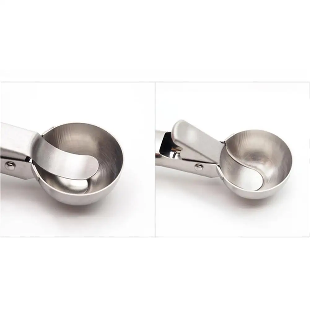 7 дюймовый Нержавеющая сталь ложка Кухня мороженое арбуз пюре Желе Йогурт