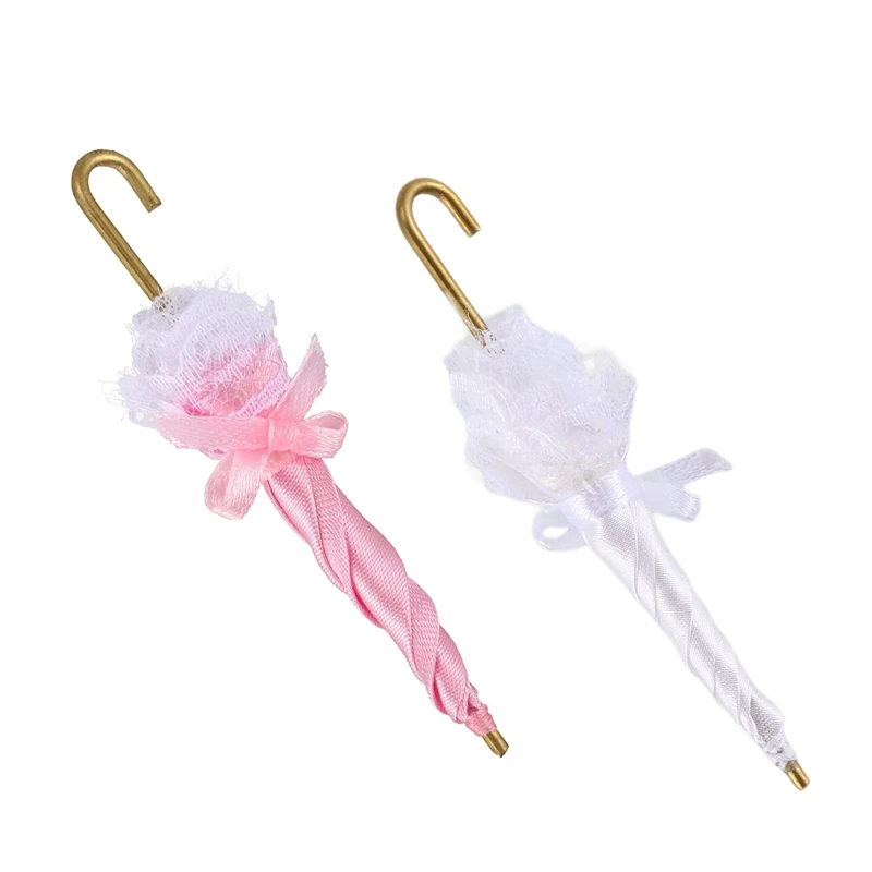 2 шт 1/12 кукольный домик Миниатюрный Королевский Дамский кружевной декоративный