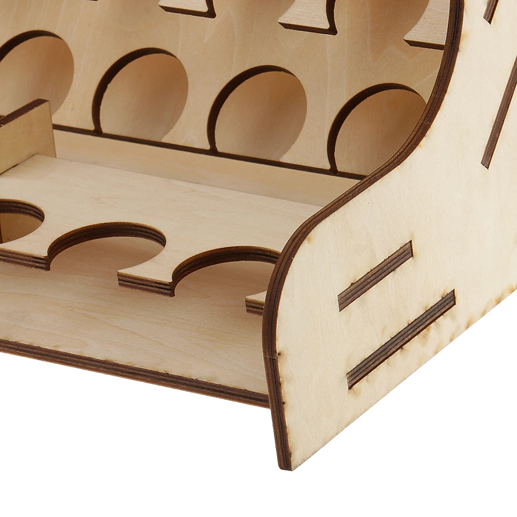 

Wooden Paints Rack Modular Stand Storage Rack Holder DIY Art Painting Tools