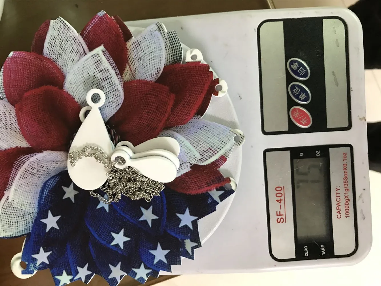 

Independence Day Flag Wind Chime Macrame Wreath Pendant Crafts Living Room Bedroom Wedding Decorations Ramadan wall Decoration