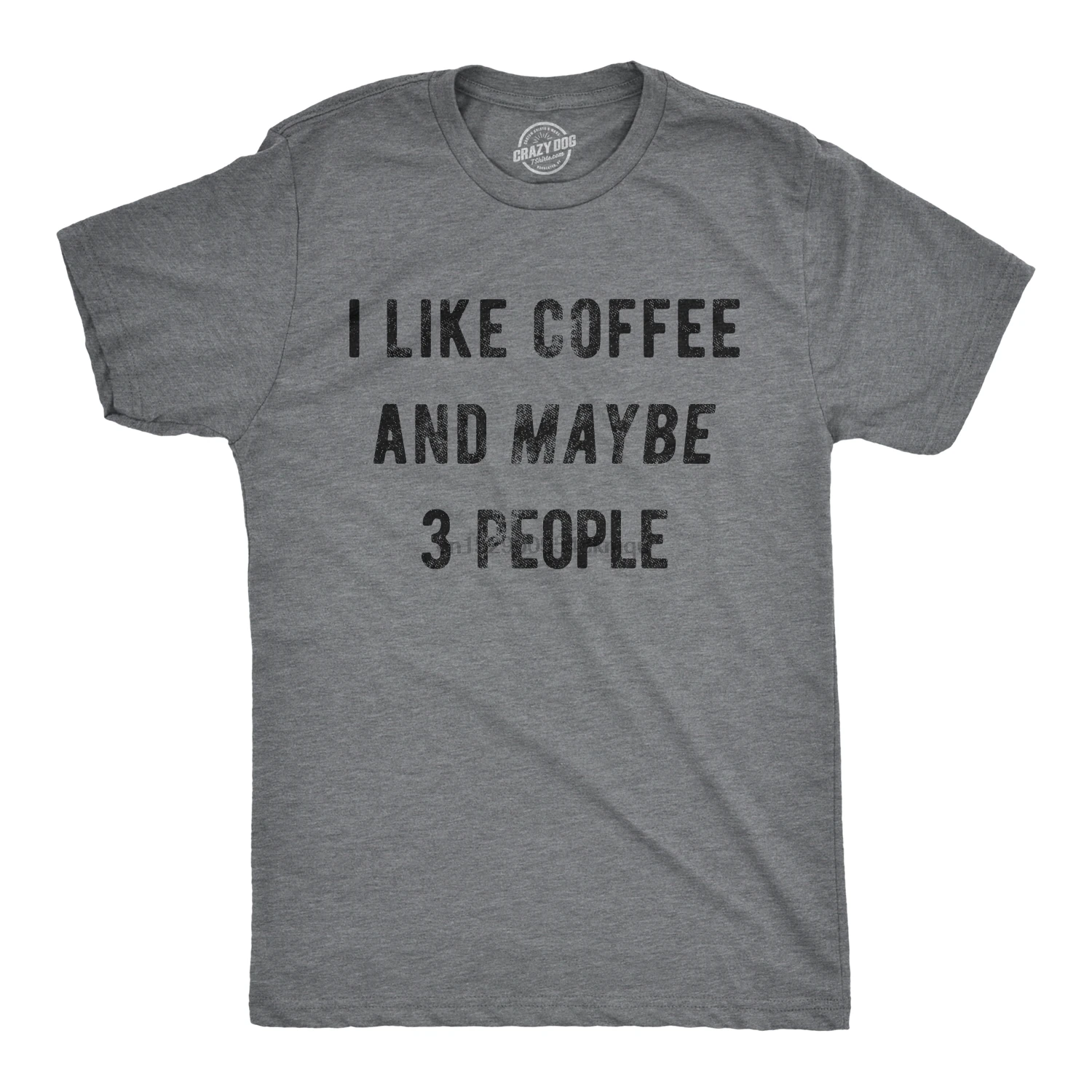 Мужская футболка с надписью I Like coffee And Maybe 3 People забавная саркастической для
