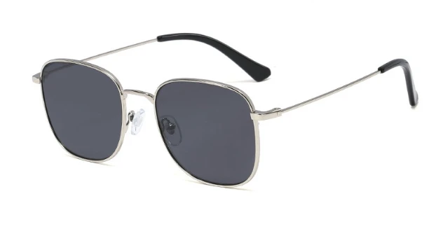 C3 silver gray 45958 Квадратные ретро солнцезащитные очки для мужчин и женщин Мода UV400 - Цвет линз: C3 silver gray
