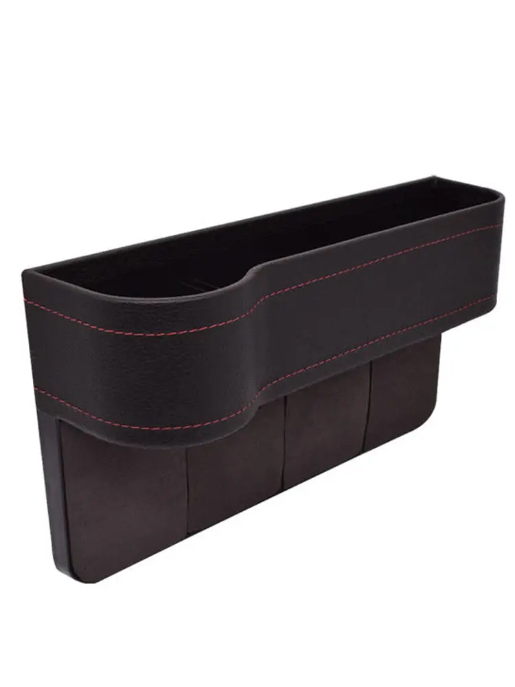 

Car Seat Gap Storage Box Leather Seat Crevice Pocket Multifunction Organizer