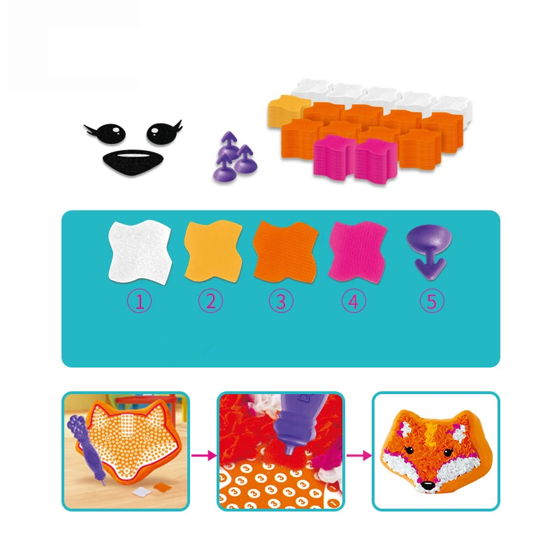 Детская подушка из материала сделай сам игрушки ручной работы животные тигр