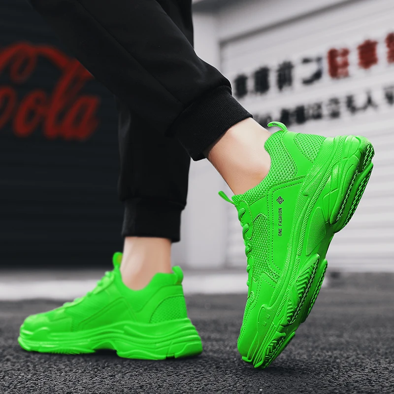 Кроссовки мужские дышащие повседневная обувь плоская подошва карамельные цвета