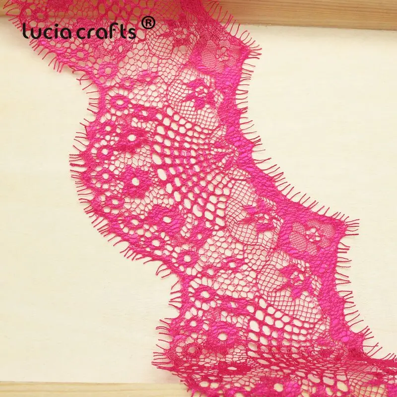 Color 13 Rose Red 3 ярда 9,5 см, 11 цветов на выбор, Цветочная вышивка, кружевная ткань, отделка лентами, рукоделие, шитье, материалы ручной работы, R0503 - Цвет: Color 13 Rose Red