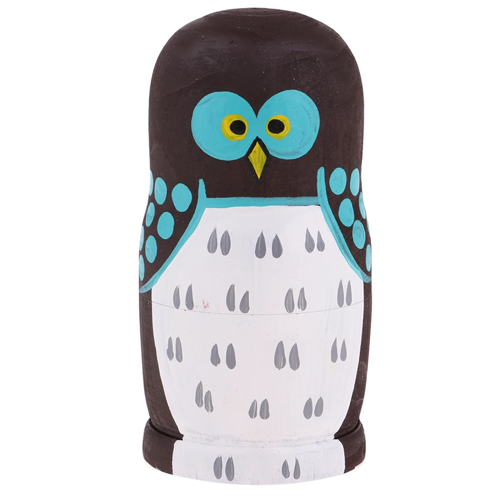 Рождественские украшения подарок-мультфильм Сова узор русская матрешка куклы