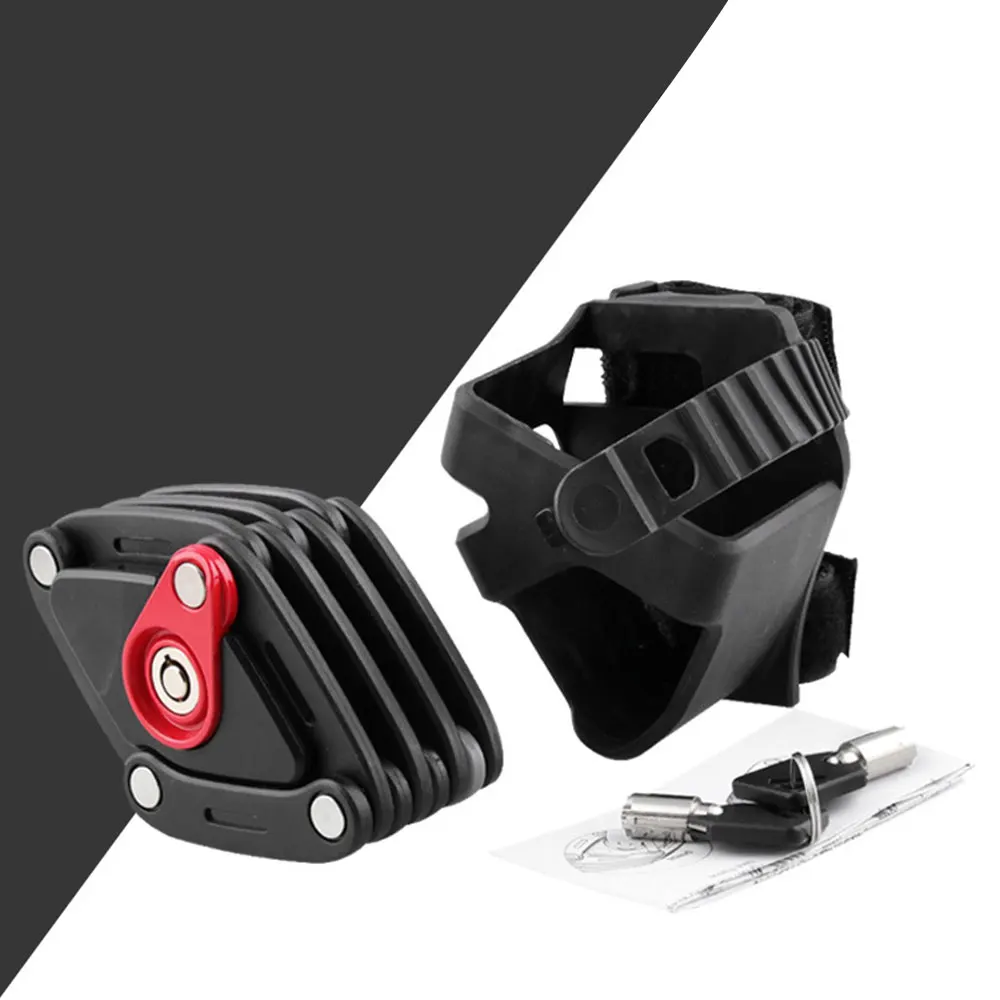 Велосипедный Замок AMotorcycle с защитой от кражи складная мини цепь замок паролем