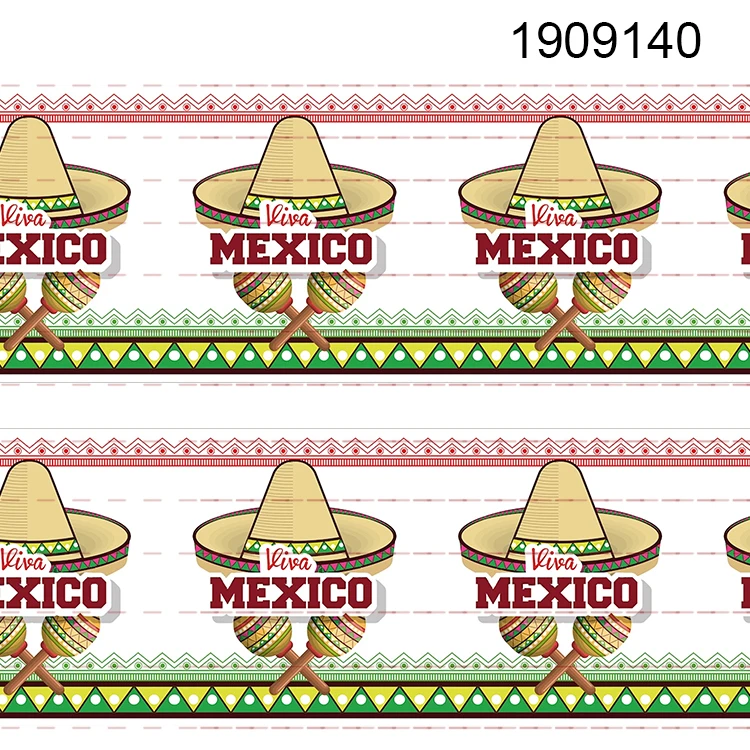 10 ярдов-разные размеры-Мексиканская Лента с рисунком корсажная лента | Дом и сад