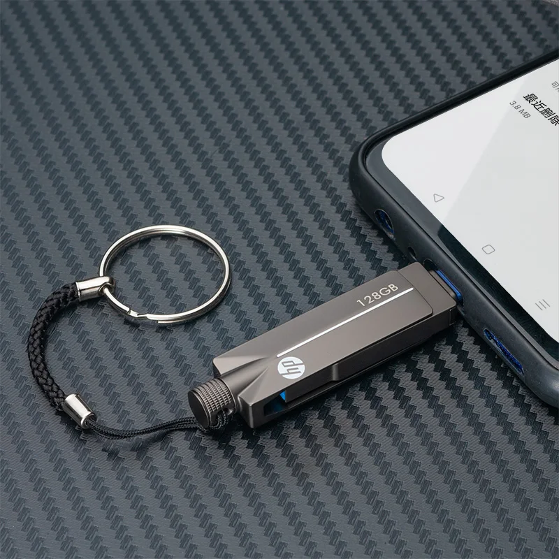 USB флеш-накопитель HP X5200M Type-c OTG 128 ГБ 64 32 флешка для устройств Type-C оригинал |