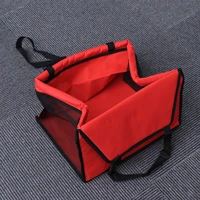 portable dog car booster seat pet car seat carrier travel bag dog supply red