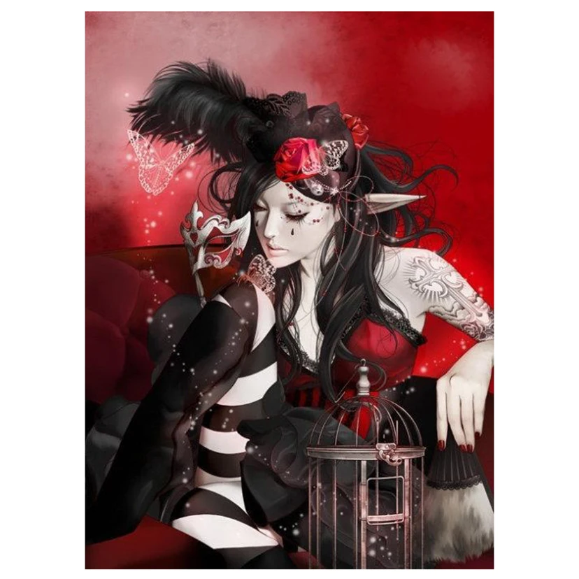 

5D DIY Full Round/Square Diamond Painting Chinese Style Animation Art Embroidery Cross Stitch Rhinestone Mosaic Home Decor Y1293